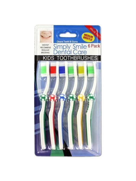 Children&#039;s Soccer Toothbrushes (Available in a pack of 24)