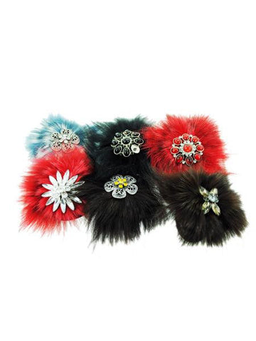 Fur Hair Pin (Available in a pack of 24)