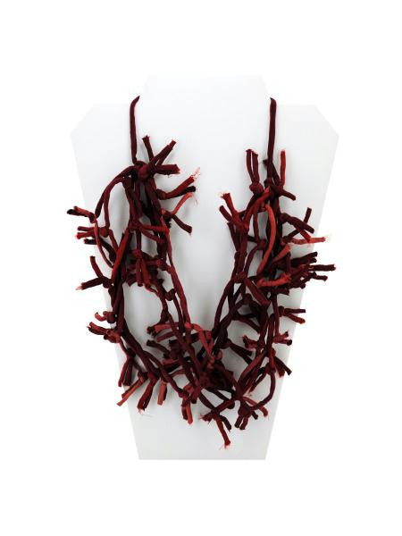 Red Knotted Necklace (Available in a pack of 12)