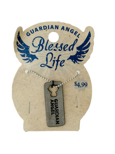 Blessed Life Dog Tag Necklace (Available in a pack of 24)