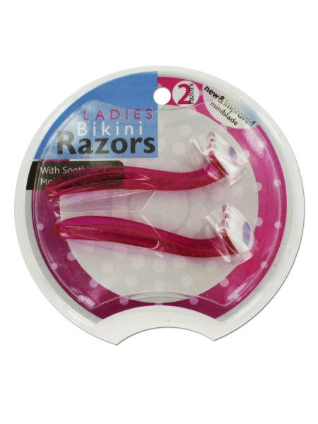 Ladies Bikini Razors with Aloe Strips (Available in a pack of 24)