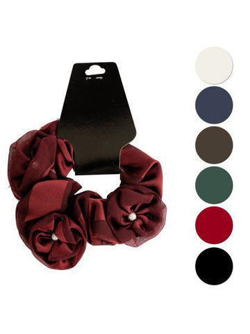 Pearl Accents Chiffon Hair Twister (Available in a pack of 24)