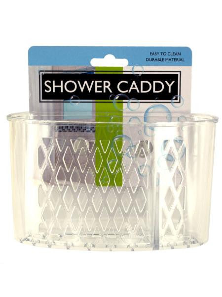 Transparent Shower Caddy with Suction Cups (Available in a pack of 24)