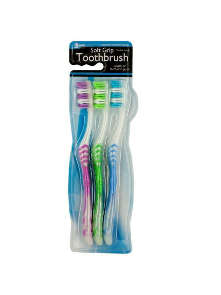 Soft Grip Toothbrush Set (Available in a pack of 24)