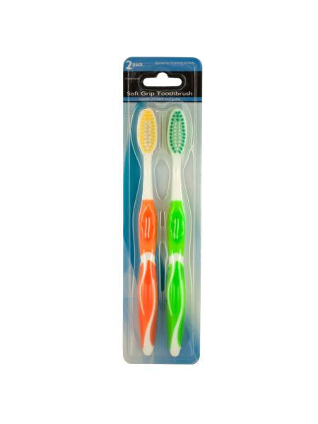 Colorful Soft Grip Toothbrush Set (Available in a pack of 24)