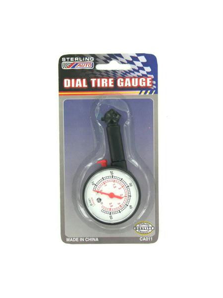 Dial Tire Gauge (Available in a pack of 24)