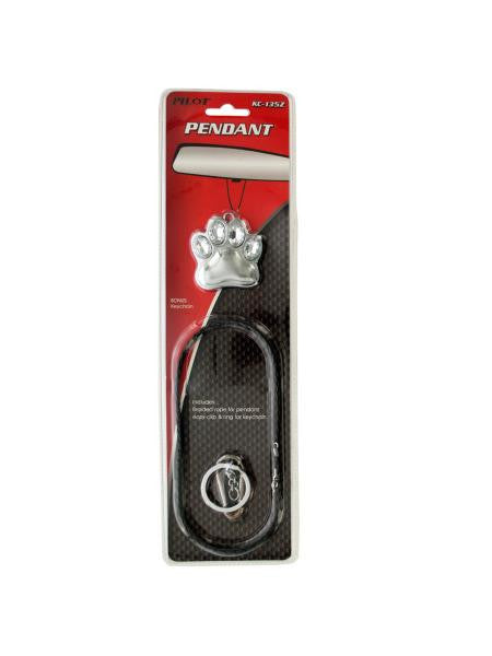 Paw Keychain Auto Pendant (Available in a pack of 12)