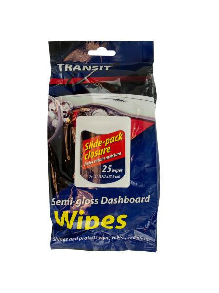 Semi-Gloss Auto Dashboard Wipes (Available in a pack of 24)