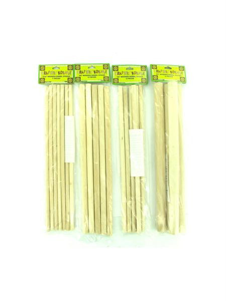 Wooden Dowel Craft Sticks (Available in a pack of 12)