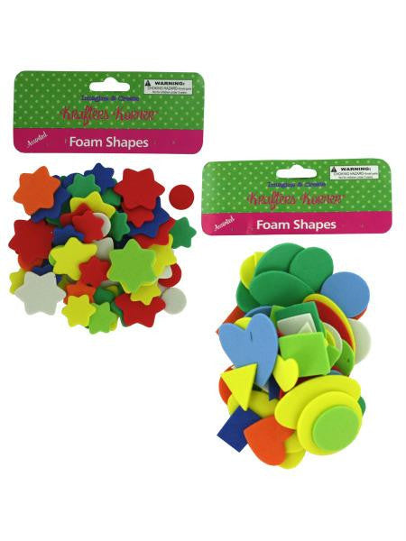 Foam Shape Craft Assortment (Available in a pack of 24)