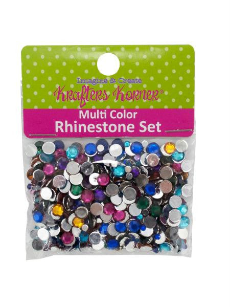 Multi-Color Rhinestone Set (Available in a pack of 25)