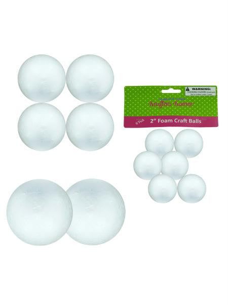 Large Foam Craft Balls (Available in a pack of 12)