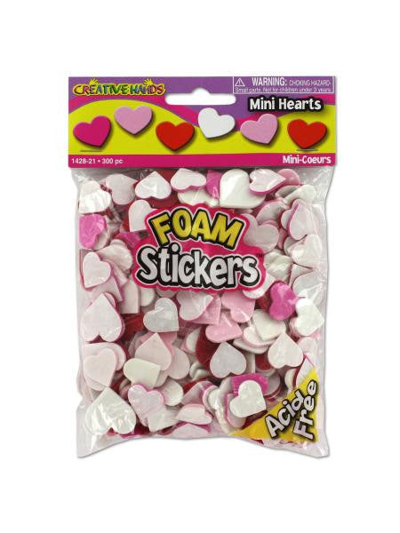 Foam Heart Stickers (Available in a pack of 18)