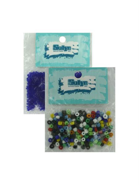 Assorted seed beads (Available in a pack of 10)