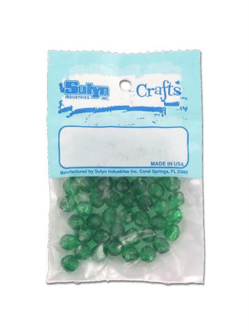 Round Plastic Beads (Available in a pack of 25)