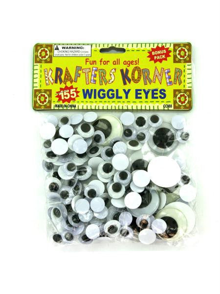 Plastic Craft Wiggly Eyes (Available in a pack of 24)