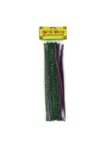 Chenille Craft Stems (Available in a pack of 12)