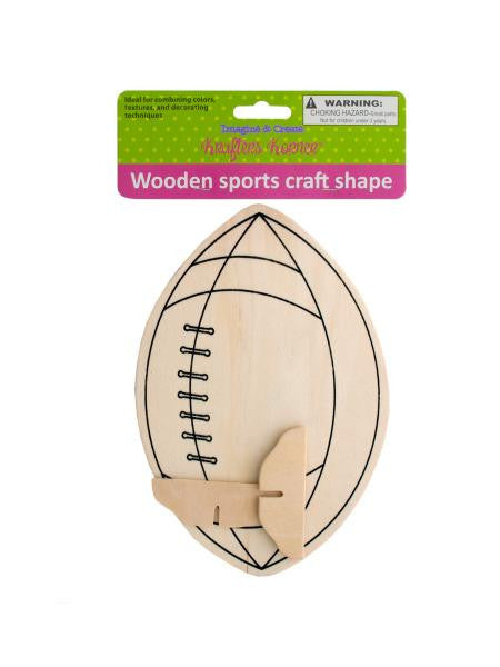 Wooden Sports Craft Shape (Available in a pack of 12)