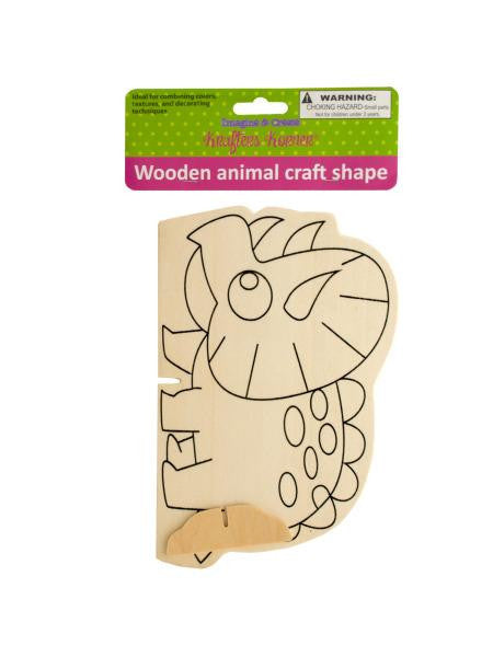 Wooden Animal Craft Shape (Available in a pack of 12)