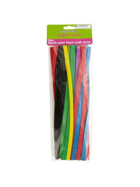 Multi-Color Foam Craft Strips (Available in a pack of 12)