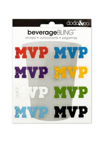 MVP Beverage Bling Stickers (Available in a pack of 24)