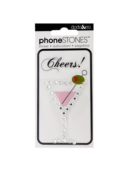 Cheers Phone Stones Stickers (Available in a pack of 24)