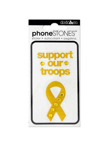 Support Our Troops Phone Stones Stickers (Available in a pack of 24)