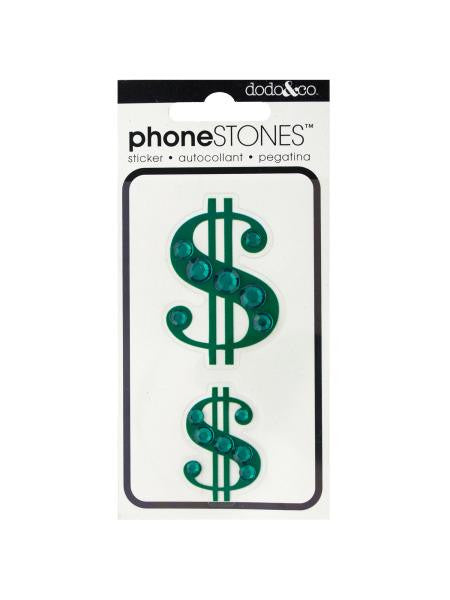 Money Sign Phone Stones Stickers (Available in a pack of 24)