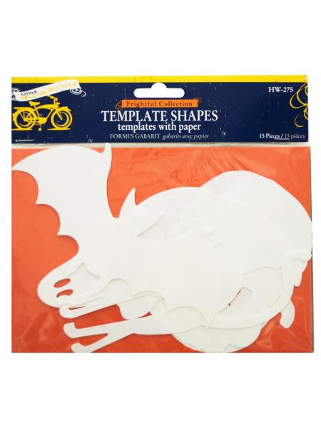 Frightful Collection Halloween Template Shapes with Paper (Available in a pack of 24)