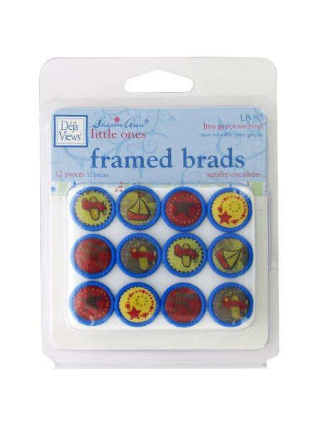 My Precious Boy Framed Brads (Available in a pack of 24)