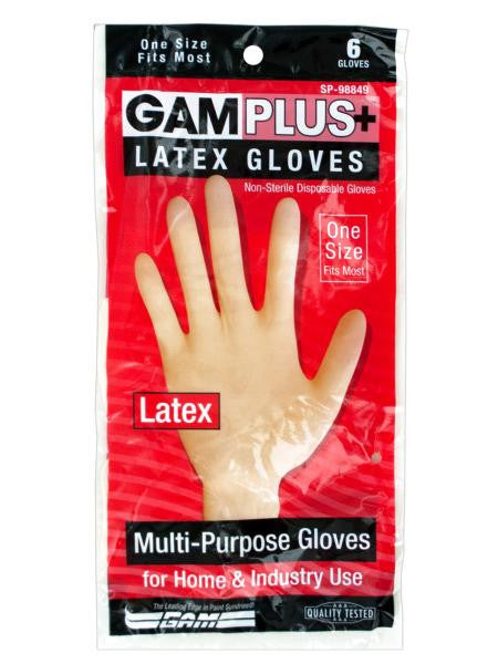 Multi-Purpose Latex Gloves (Available in a pack of 24)