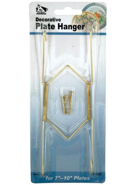 Plate hanger 7-10&quot; includes picture hook (Available in a pack of 24)