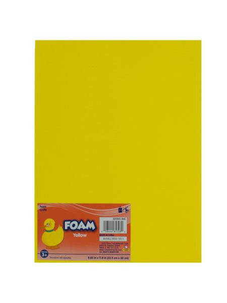 Yellow Craft Foam Sheet (Available in a pack of 18)