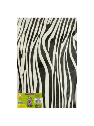 Zebra Print Foam Sheet (Available in a pack of 18)