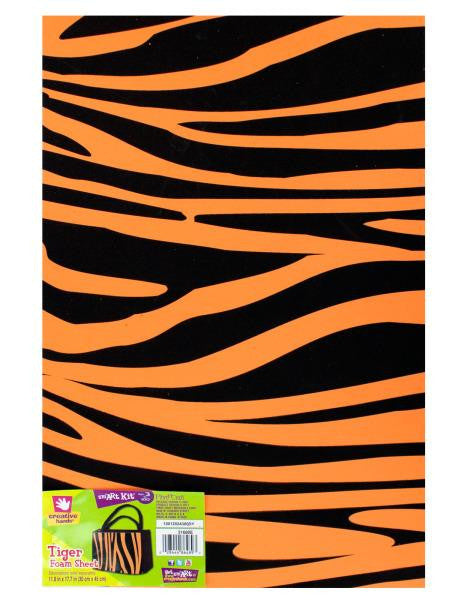 Tiger Print Foam Sheet (Available in a pack of 36)