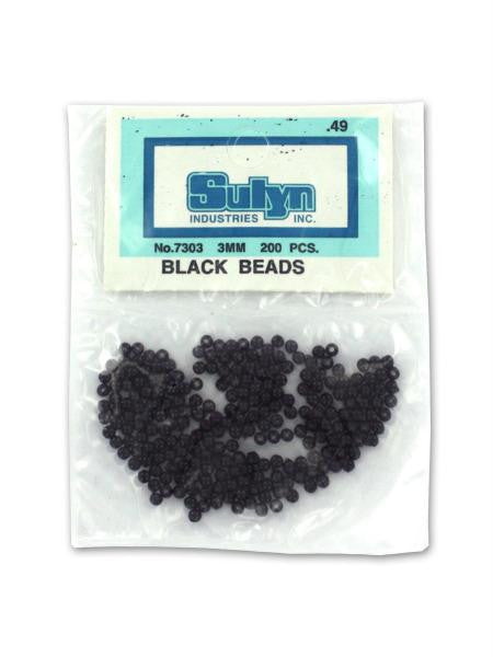 Black Beads (Available in a pack of 24)