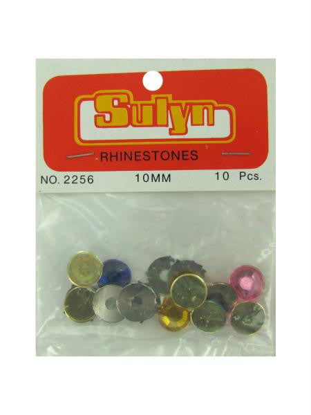 Multi-Colored Large Rhinestones (Available in a pack of 24)