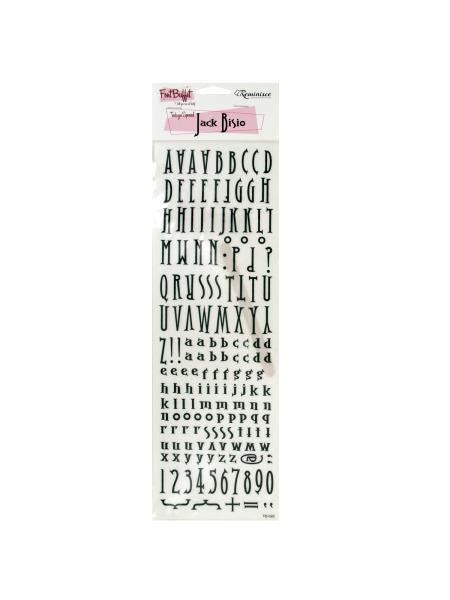 Jack Bisio Creative Rub-on Transfers (Available in a pack of 24)