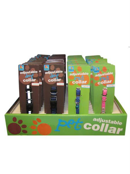 Dog &amp; Cat Collars Countertop Display (Available in a pack of 72)