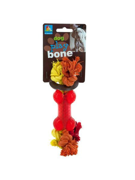 Dog Play Bone Rope Toy (Available in a pack of 24)