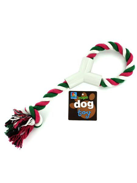 Dog Rope Toy with Hand Grip (Available in a pack of 24)