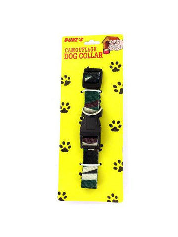 Adjustable Camouflage Dog Collar (Available in a pack of 24)