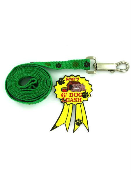 Woven Dog Leash with Paw Print (Available in a pack of 24)