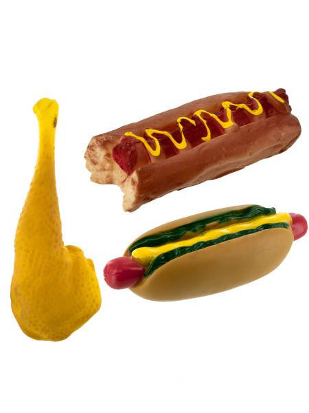 Meat Lovers Squeaking Dog Toy (Available in a pack of 12)