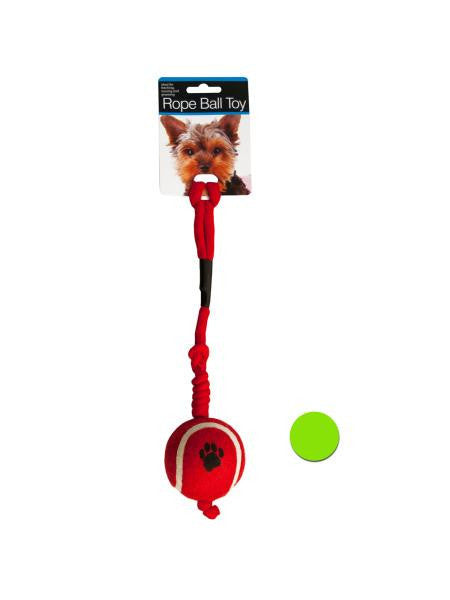 Rope Ball Dog Toy (Available in a pack of 12)