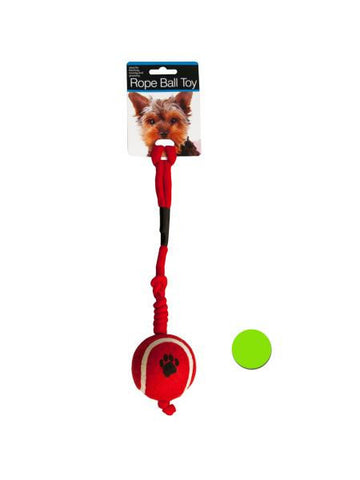 Rope Ball Dog Toy (Available in a pack of 12)