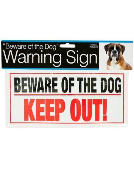 Dog Warning Sign (Available in a pack of 24)