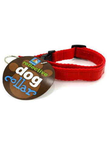 Reflective Woven Dog Collar (Available in a pack of 24)