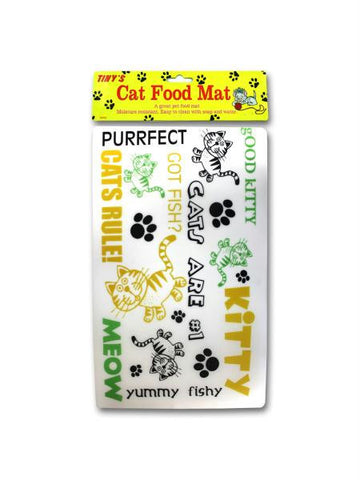 Cat Food Mat (Available in a pack of 24)