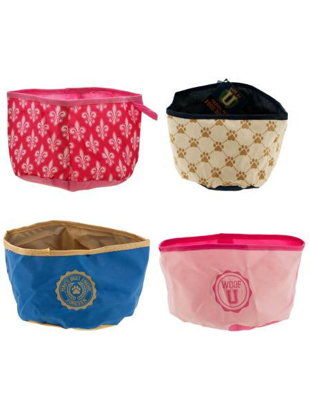 Travel Pet Food Bowl (Available in a pack of 24)